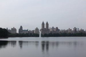 Skyline mit See aus Central Park